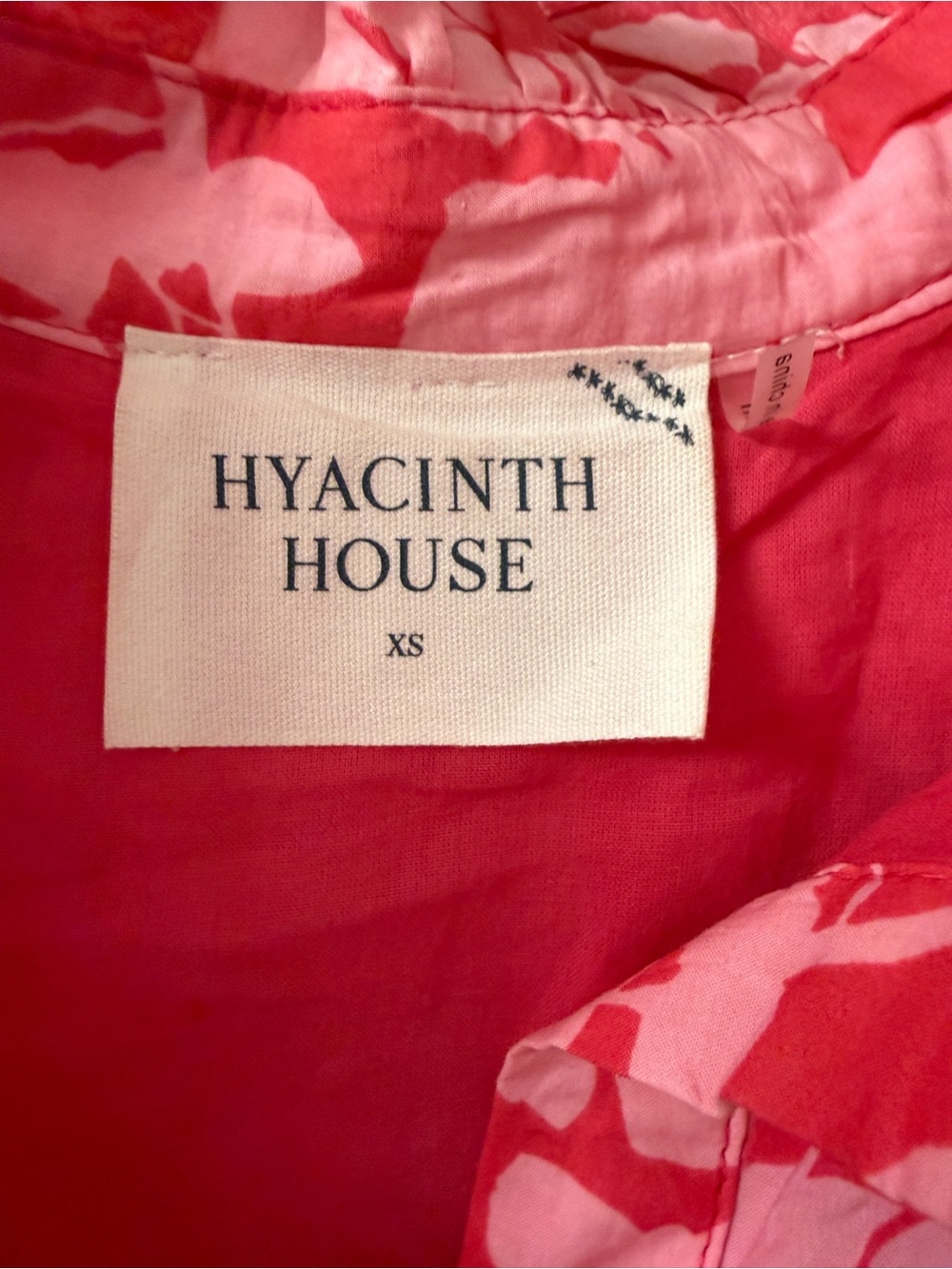 Hyacinth House Tuckernuck Louisa Maxi Dress in Pink Floral 100% Cotton XS $158 - Picture 5 of 9